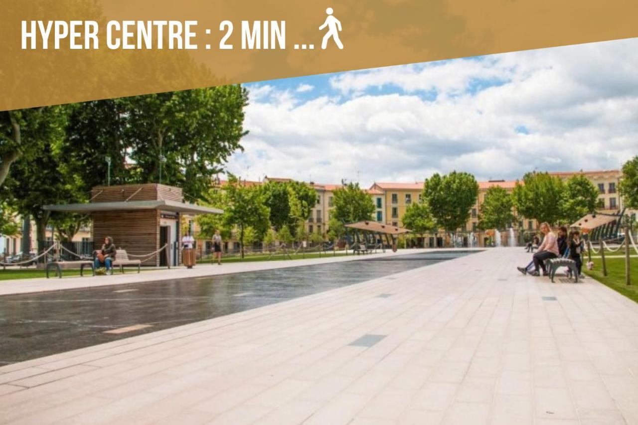 Апартаменти Centre Historique -Free Parking-Wifi-Netflix-Zen&Cosy-SleepntripБезьє Екстер'єр фото