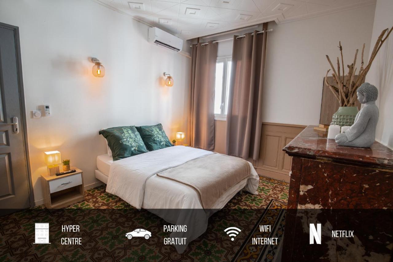 Апартаменти Centre Historique -Free Parking-Wifi-Netflix-Zen&Cosy-SleepntripБезьє Екстер'єр фото